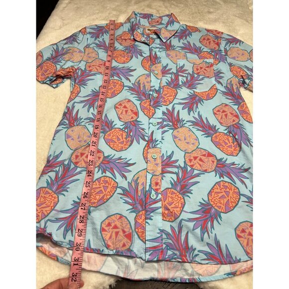 Tipsy Elves pineapple pint Hawaiian shirt mens size XL - Picture 5 of 5